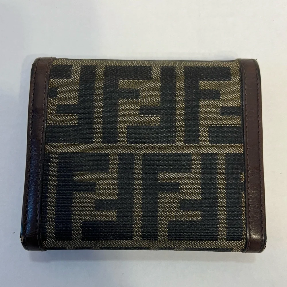 FENDI Zucca‎ Trifold compact, Wallet